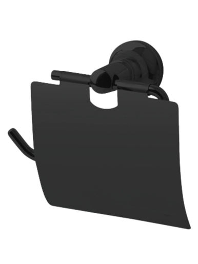 Flusso Držač Toalet Papira Black 123813