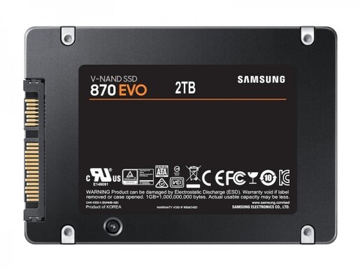 SSD 2.5" SATA 2TB Samsung 870 EVO, 560/530MBs MZ-77E2T0B
