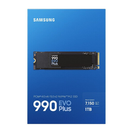 SSD M.2 NVMe 1TB Samsung 990 EVO Plus 7150/6300MB/s MZ-V9S1T0BW