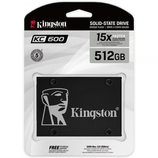 SSD Kingston 512GB SATA III SKC600/512G