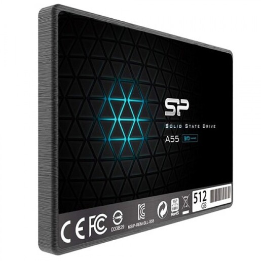 SSD 2.5" SATA SiliconPower A55 512GB, SP512GBSS3A55S25