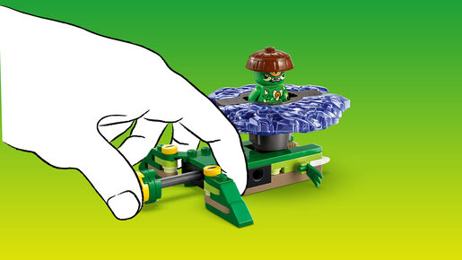 LEGO Nia protiv elementarnog čudovišnog spinera 71849