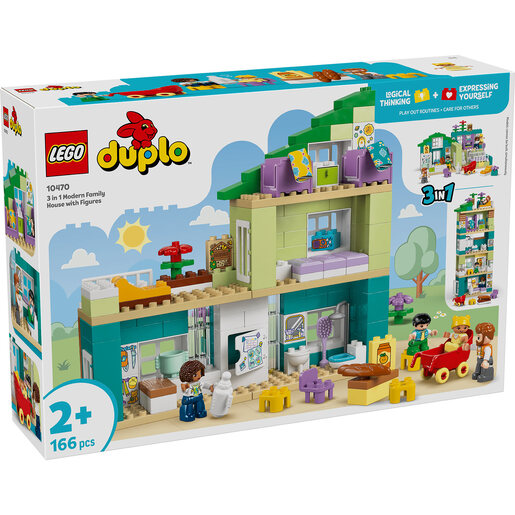 LEGO 3 u 1 Savremena porodična kuća sa figurama 10470