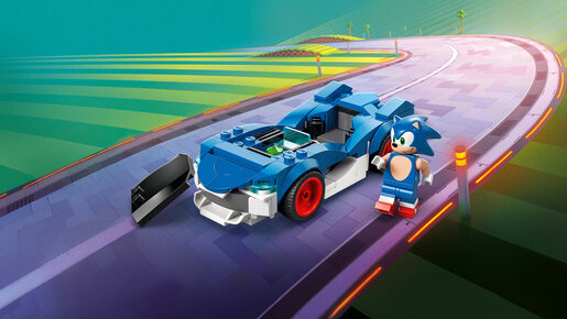 LEGO Sonic automobil: Munja Zvezda brzine 77117