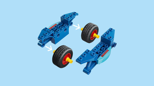 LEGO Spajdi na svom motociklu protiv Nosoroga 11206