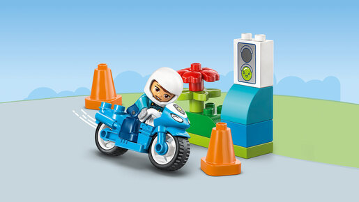 LEGO Plavi policijski motocikl 10471
