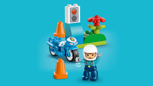 LEGO Plavi policijski motocikl 10471