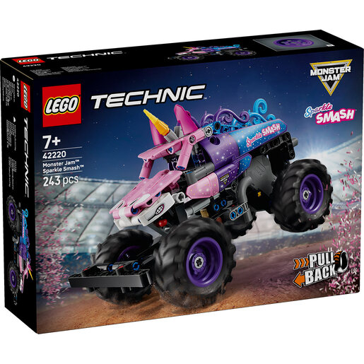 LEGO Monster Jam™ Sparkle Smash™ na povlačenje 42220