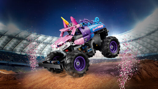 LEGO Monster Jam™ Sparkle Smash™ na povlačenje 42220