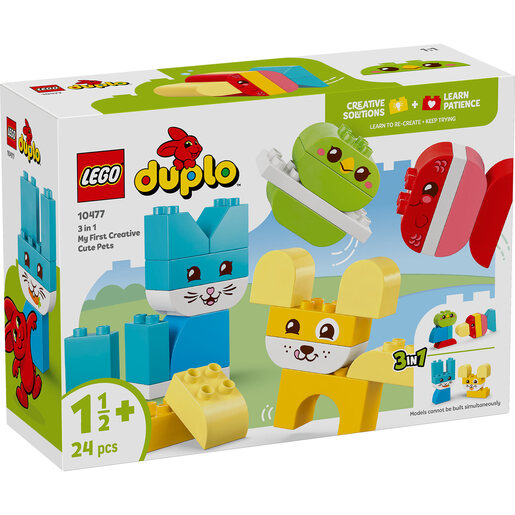 LEGO 3 u 1 Moji prvi kreativni slatki kućni ljubimci 10477