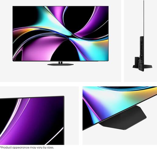 Hisense OLED TV 55" 55A85Q, 4K Ultra HD, Smart TV, VIDAA OS, VRR 120Hz, Infinite Blacks, Pixel Dimming, Brightness Enhancer, Anti-Reflection PRO, AI Picture