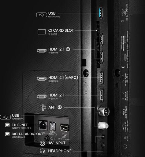 Hisense OLED TV 55" 55A85Q, 4K Ultra HD, Smart TV, VIDAA OS, VRR 120Hz, Infinite Blacks, Pixel Dimming, Brightness Enhancer, Anti-Reflection PRO, AI Picture