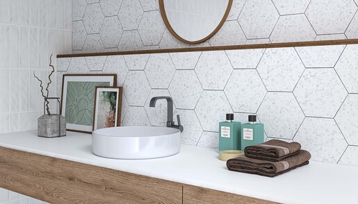 Zidne i podne pločice INSPIRE WHITE 20x24