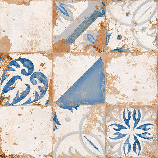 Zidne i podne pločice MEMORY AZUL BRILLO 58x58