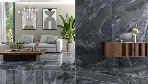 Zidne i podne pločice ICELAND MIDNIGHT ULTRA GLOSS 60x120