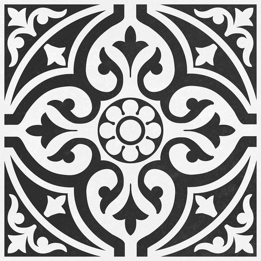 Zidne i podne pločice RONDA BLACK 45x45