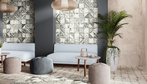 Zidne i podne pločice MEMORY BASE BLANCO BRILLO 58x58