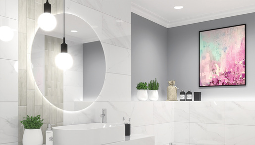 Zidne pločice ESSENTIAL WHITE 33,3x55