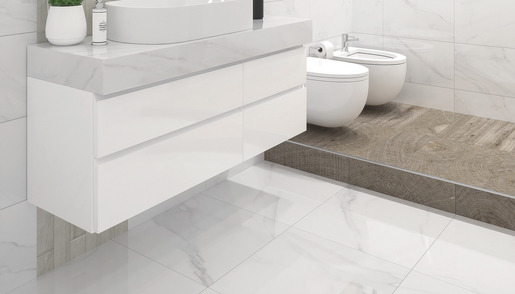 Zidne i podne pločice ESSENTIAL WHITE 60,8x60,8