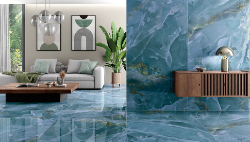 Zidne i podne pločice ICELAND NAVY ULTRA GLOSS 60x120