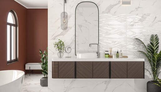 Zidne pločice LENOX GIGA WHITE BRILLO 30x90