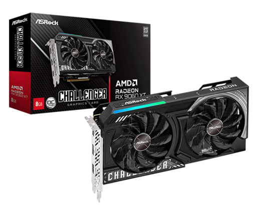 Grafička karta ASrock RX 9060 XT Challenger 8GB/GDDR6/128bit/crna, RX9060XT CL 8GO
