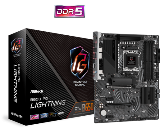 Matična ploča AM5 ASRock B650 PG LIGHTNING 90-MXBK20-A0UAYZ
