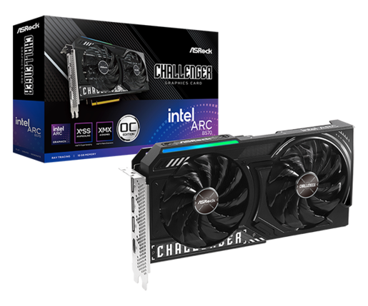 Grafička karta Asrock Intel Arc B570 Challenger 10GB OC, B570 CL 10GO