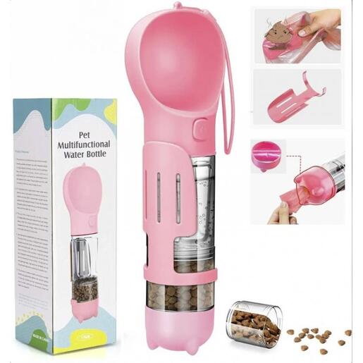 Winner Bike Multifunkcionalna flašica za pse i mačke pink Out0055