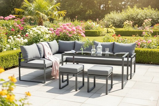 Zen Garden Baštenska garnitura Vento, Siva ZG 031166