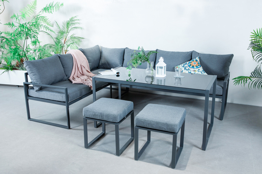 Zen Garden Baštenska garnitura Vento, Siva ZG 031166