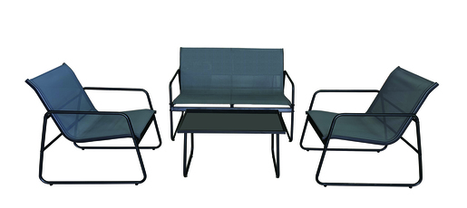 Zen Garden Baštenska garnitura Luna, Crna ZG 031053