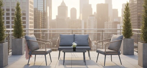 Zen Garden Baštenska garnitura Dali, Ratan Braon ZG 031221B