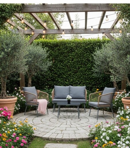 Zen Garden Baštenska garnitura Dali, Ratan Braon ZG 031221B