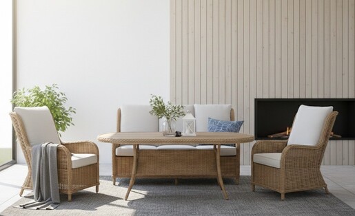 Zen Garden Baštenska garnitura Palmera, Ratan Natur ZG 030000