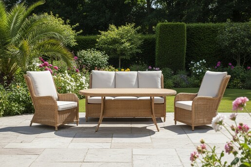 Zen Garden Baštenska garnitura Palmera, Ratan Natur ZG 030000