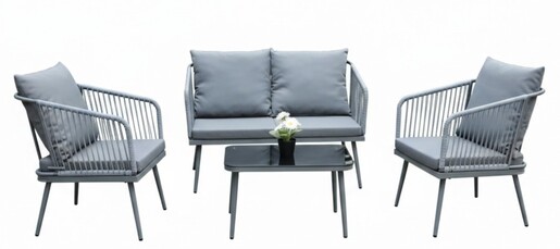 Zen Garden Baštenska garnitura Dali, Ratan Siva ZG 031221S