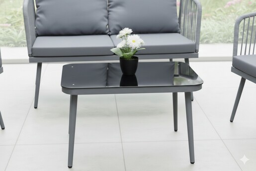 Zen Garden Baštenska garnitura Dali, Ratan Siva ZG 031221S