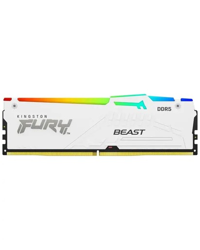 Kingston RAM Memorija DIMM DDR5 32GB 5200MHz FURY Beast White KF552C40BWA-32