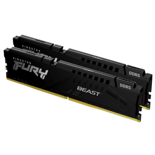 Kingston RAM Memorija DIMM DDR5 64GB (2x32GB) 5200MHz KF552C40BBK2-64 Fury Beast