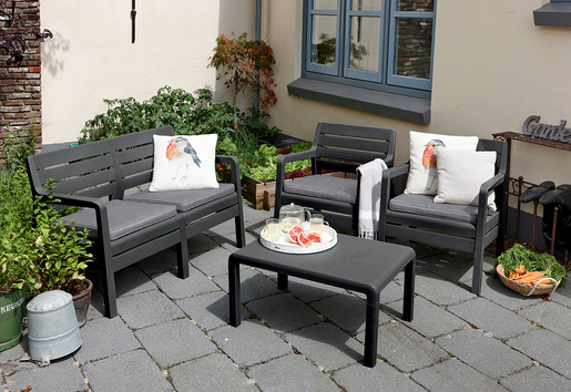 Keter Baštenska garnitura Delano, grafit CU 221538