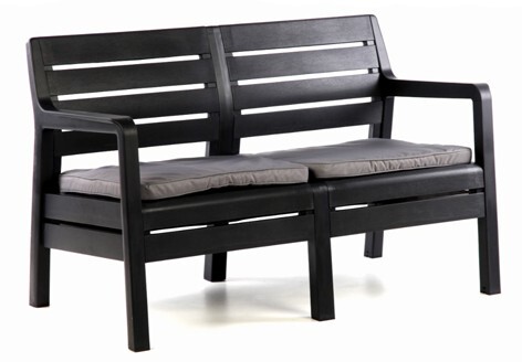 Keter Baštenska garnitura Delano, grafit CU 221538