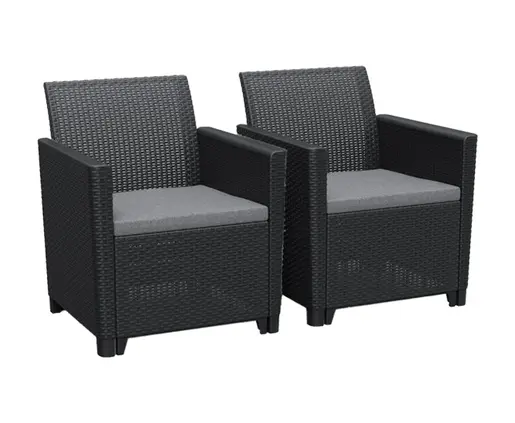 Keter Baštenska garnitura Claire 3 seater, grafit CU 252698