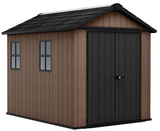 Keter Baštenska kućica Newton plus wide 9x7,5, braon CU 261860