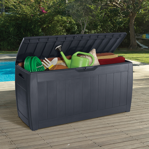 Keter Baštenska kutija za odlaganje Hollywood 270L, grafit CU 247310