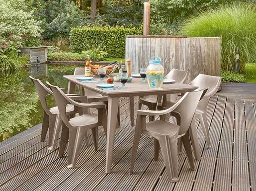 Keter Stolica Dante lowback, kapućino CU 209326