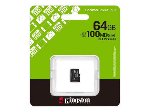 Micro SD Kingston 64GB Canvas Select Plus SDCS3/64GBSP bez adaptera