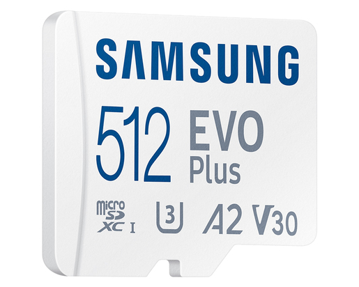 Memorijska kartica SAMSUNG EVO PLUS MicroSD 512GB + Adapter MB-MC512SA