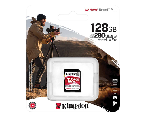 Memorijska kartica KINGSTON SDR2V6/128GB 128GB SDXC UHS-II 280R/150W U3 V60