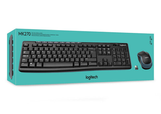 Tastatura + miš Wireless Logitech MK270 US crna 920-004509